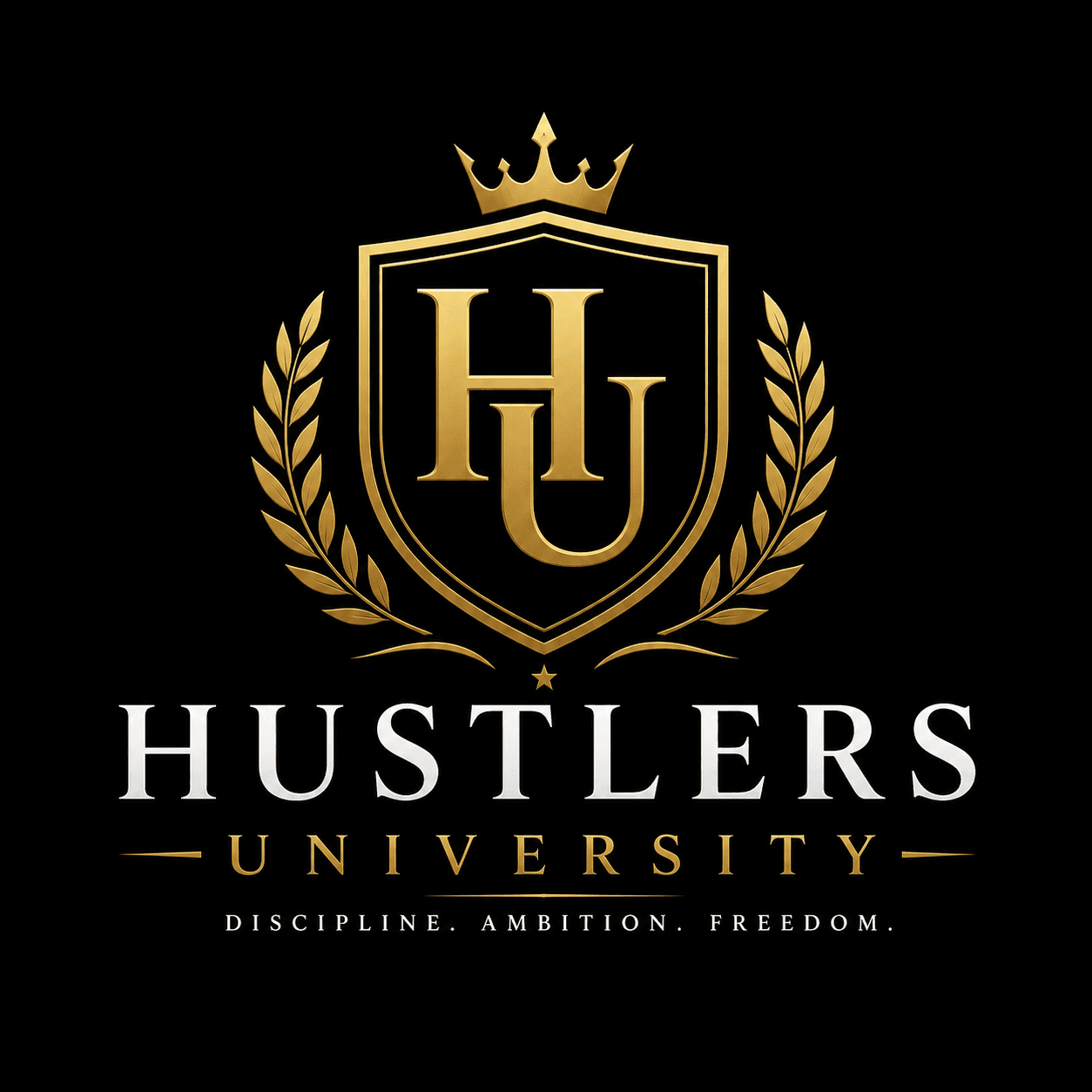Hustlers University crest